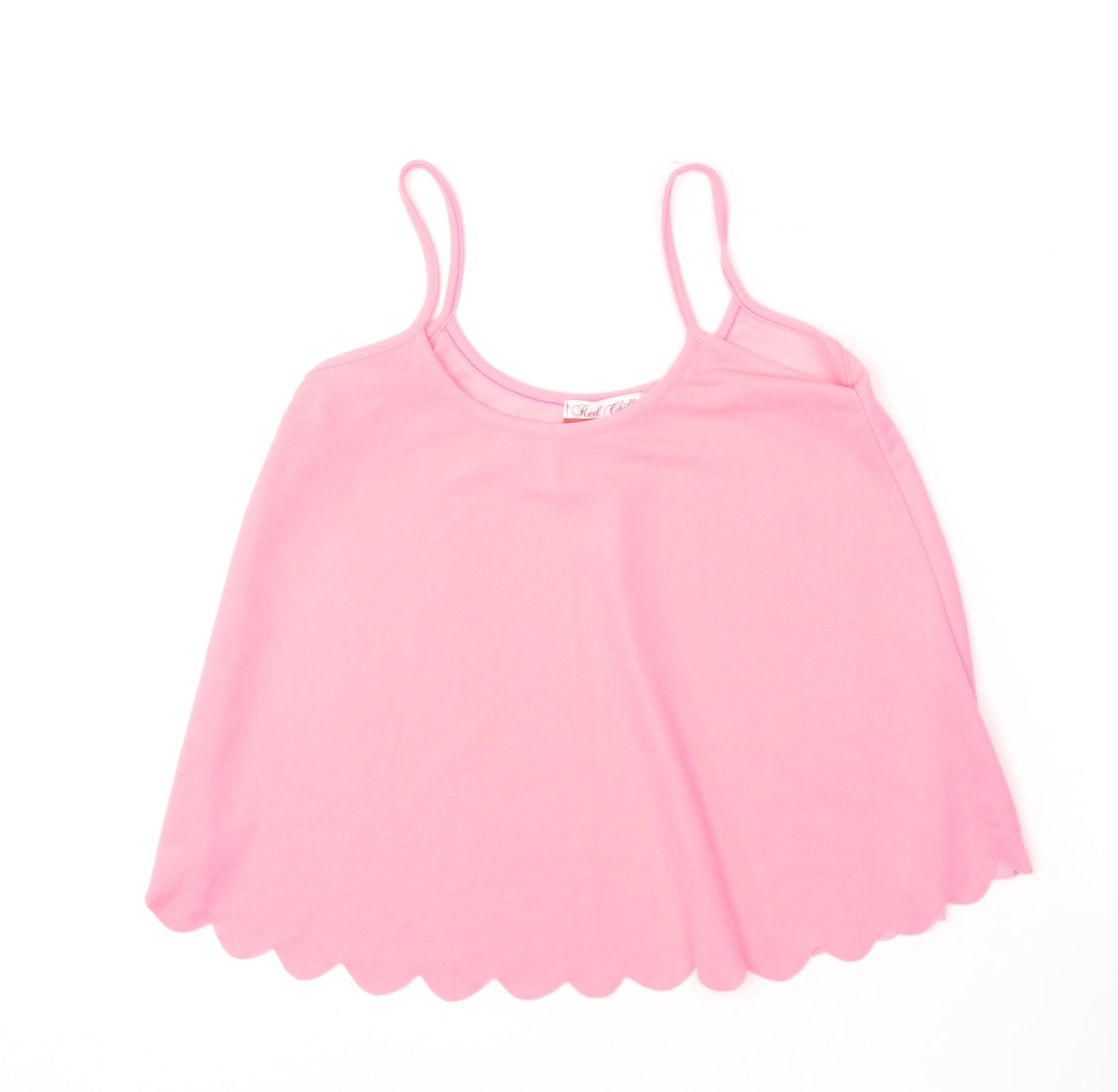 Red Chilli Womens Pink  Polyester Camisole T-Shirt Size M Sweetheart