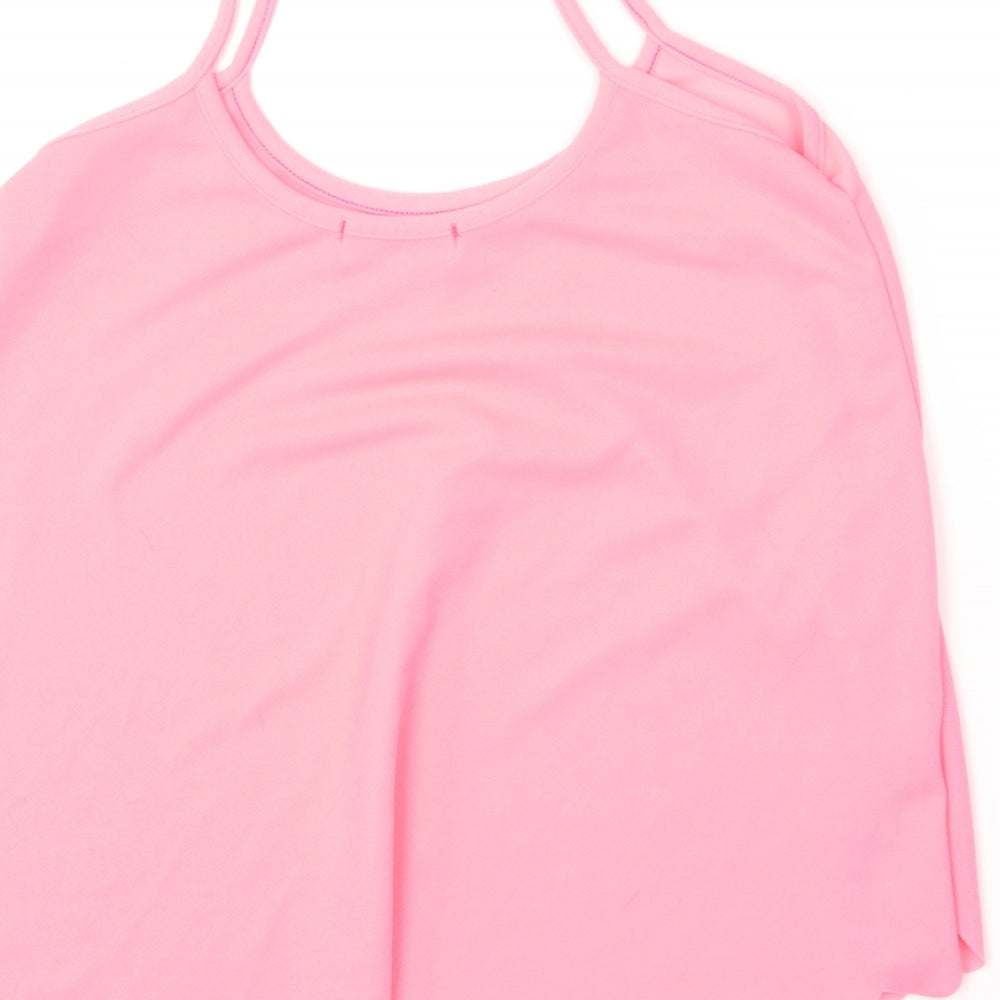 Red Chilli Womens Pink  Polyester Camisole T-Shirt Size M Sweetheart
