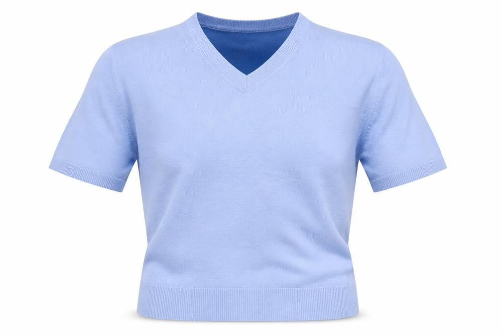 Womens UK Size 8 Marks and Spencer Blue Pullover Jumper