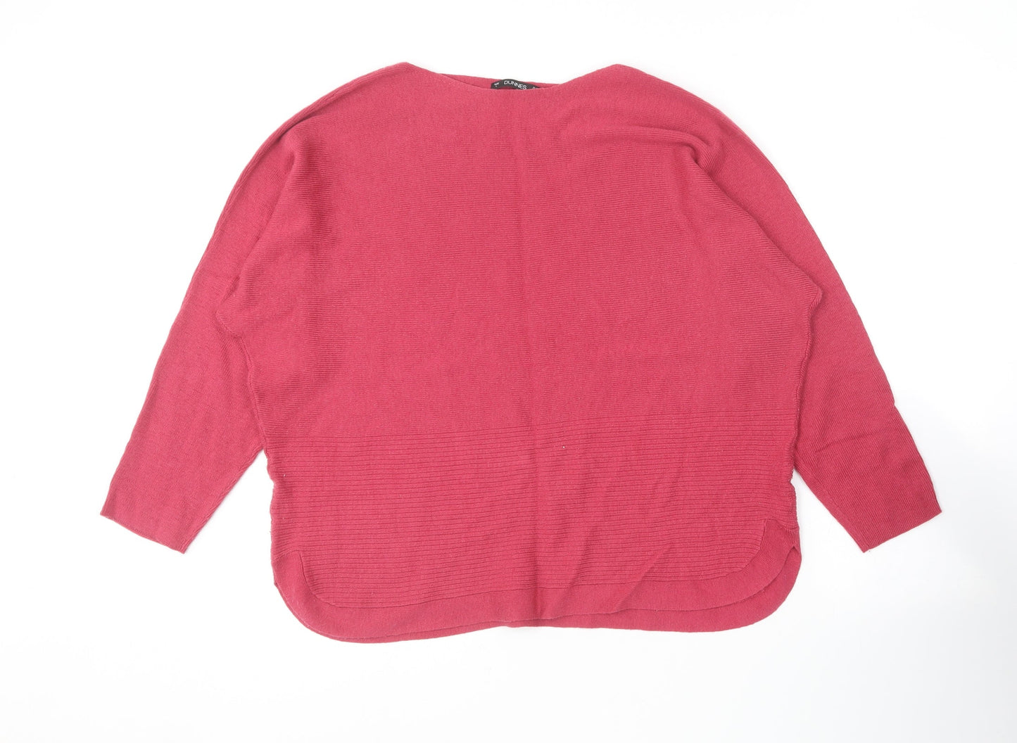 Womens UK Size L Dunnes Stores Pink Pullover Jumper