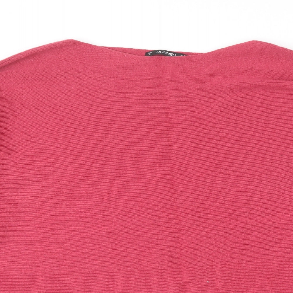 Womens UK Size L Dunnes Stores Pink Pullover Jumper