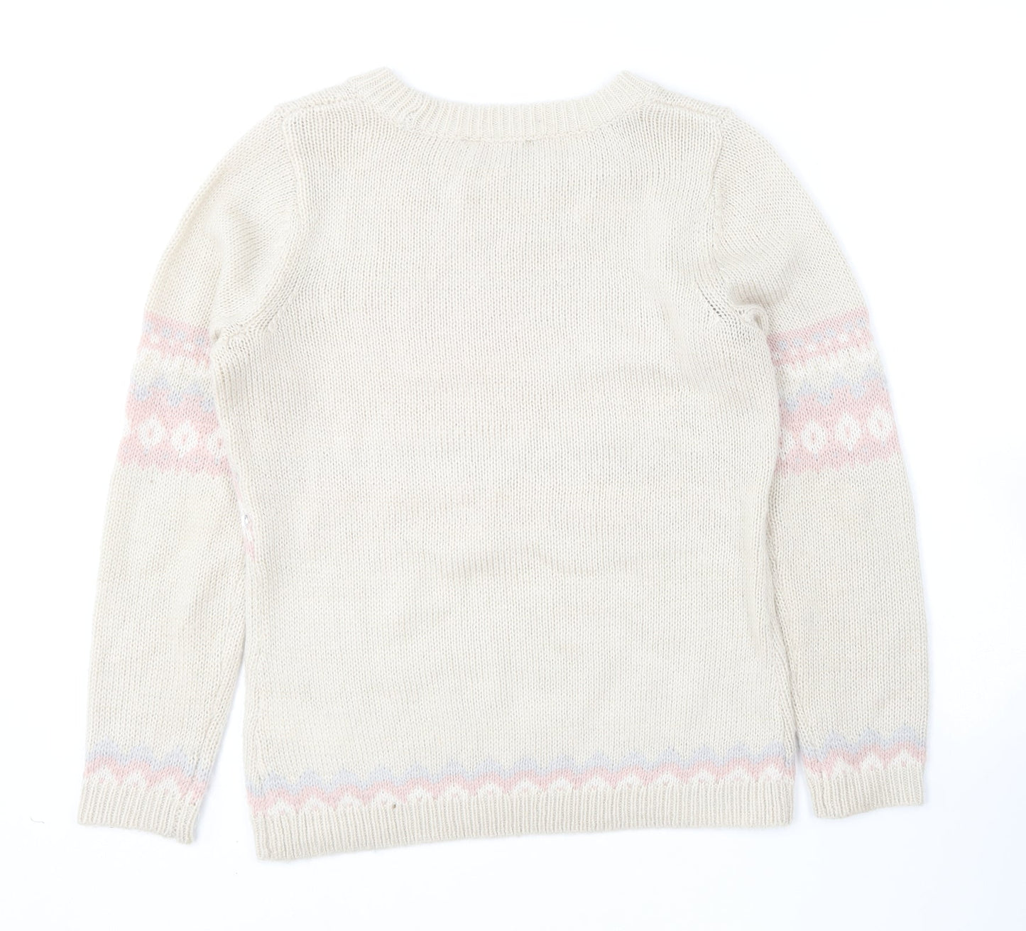 Womens UK Size 10 Dorothy Perkins Beige Pullover Jumper
