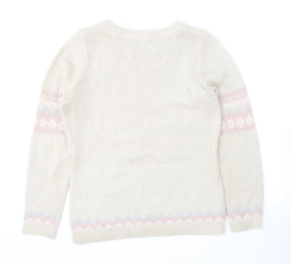 Womens UK Size 10 Dorothy Perkins Beige Pullover Jumper