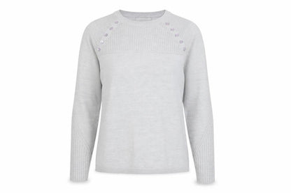 Womens UK Size 10 Marks and Spencer Grey Pullover Jumper