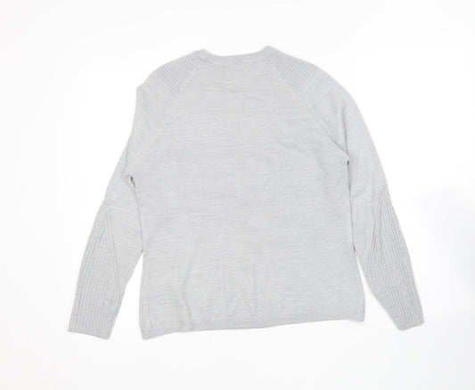 Womens UK Size 10 Marks and Spencer Grey Pullover Jumper