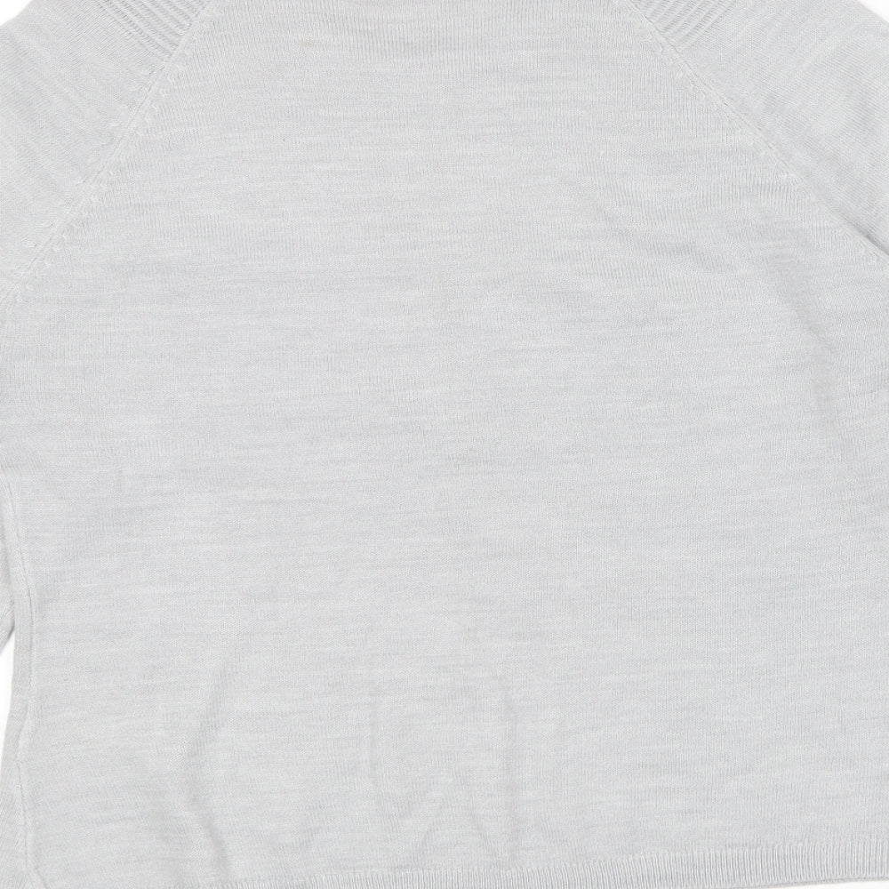 Womens UK Size 10 Marks and Spencer Grey Pullover Jumper