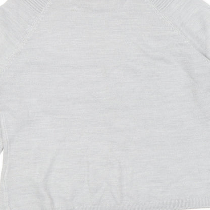 Womens UK Size 10 Marks and Spencer Grey Pullover Jumper