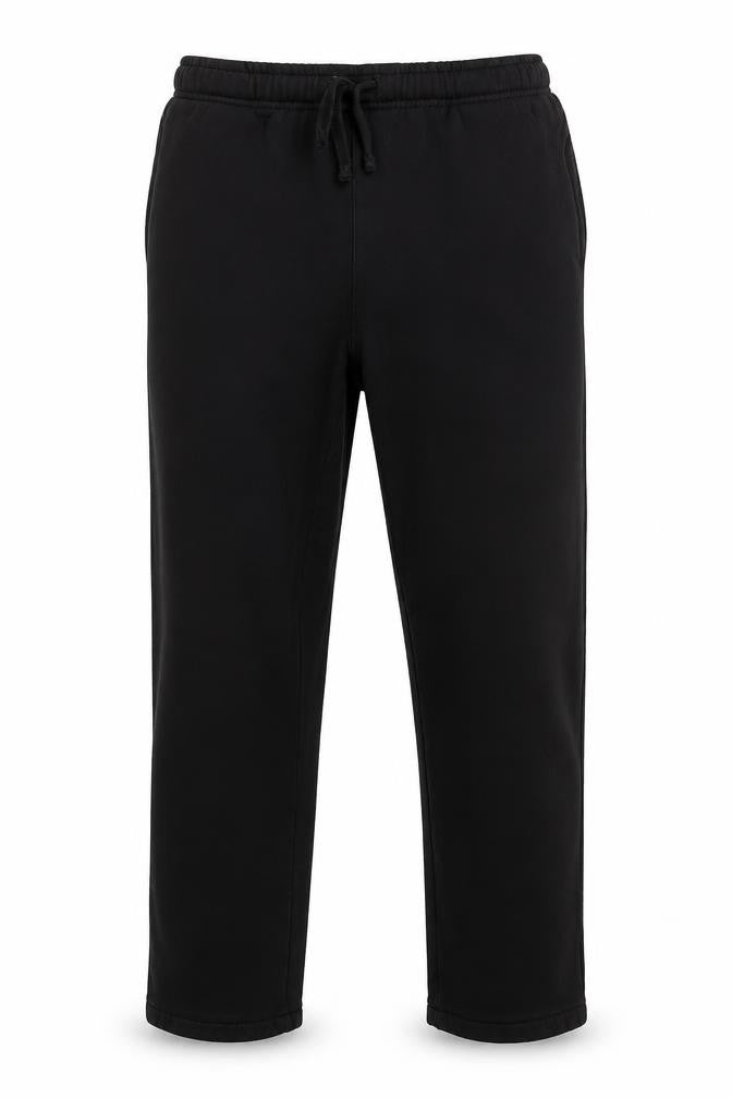 Mens UK Size M Easy Regular Fit Sweatpants Black Trousers