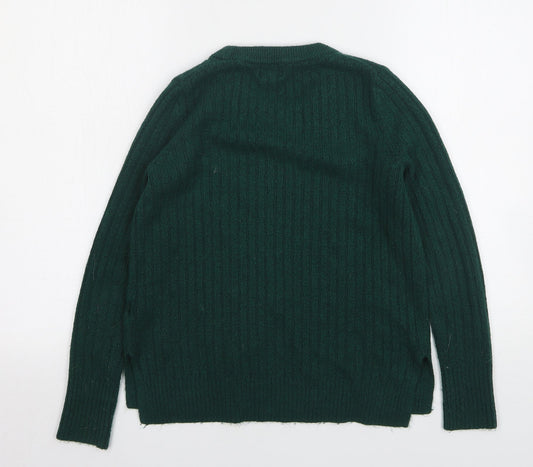 Womens UK Size XS Old Navy Green Pullover Jumper