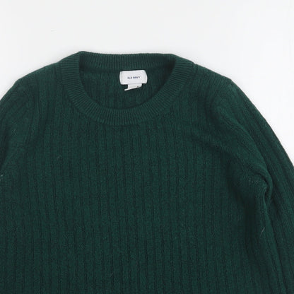Womens UK Size XS Old Navy Green Pullover Jumper