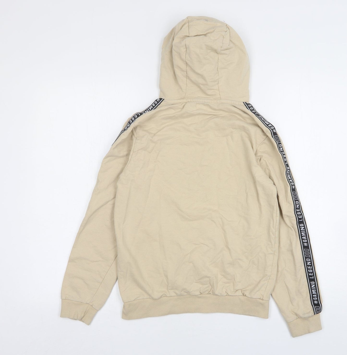 Studio Boys Beige  Cotton Pullover Hoodie Size 12-13 Years