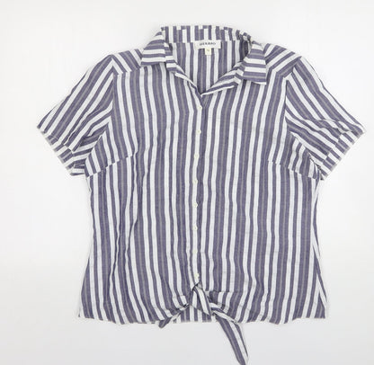 Womens UK Size 14 Gerard Blue Basic Blouse