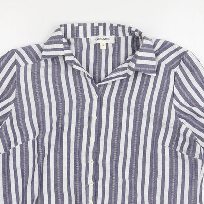 Womens UK Size 14 Gerard Blue Basic Blouse