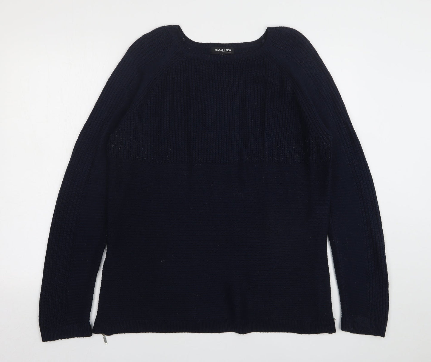 Womens UK Size 14 Debenhams Blue Pullover Jumper