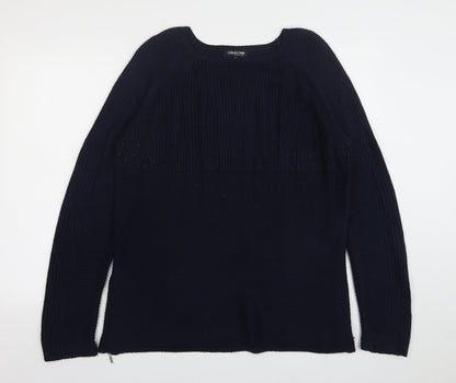 Womens UK Size 14 Debenhams Blue Pullover Jumper
