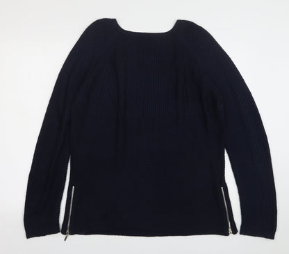 Womens UK Size 14 Debenhams Blue Pullover Jumper