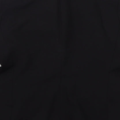 Simon Jersey Womens Black  Polyester Jacket Suit Jacket Size 14