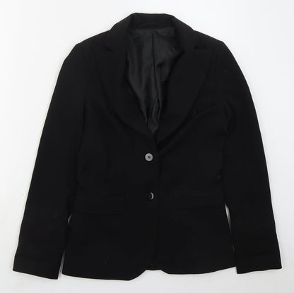 Womens UK Size 12 Internacionale Regular Black Suit Jacket