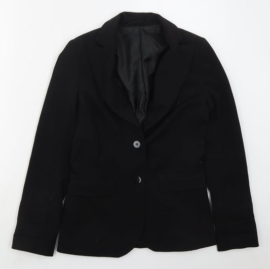 Womens UK Size 12 Internacionale Regular Black Suit Jacket