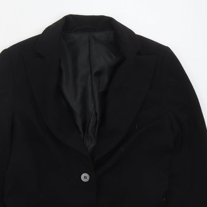 Womens UK Size 12 Internacionale Regular Black Suit Jacket