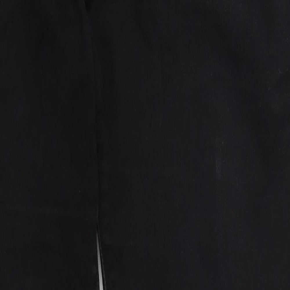 Paper + Stitch Womens Black  Cotton Skinny Jeans Size 30 in L29 in Regular Button