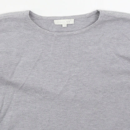 Womens UK Size S Bluoltre Grey Pullover Jumper