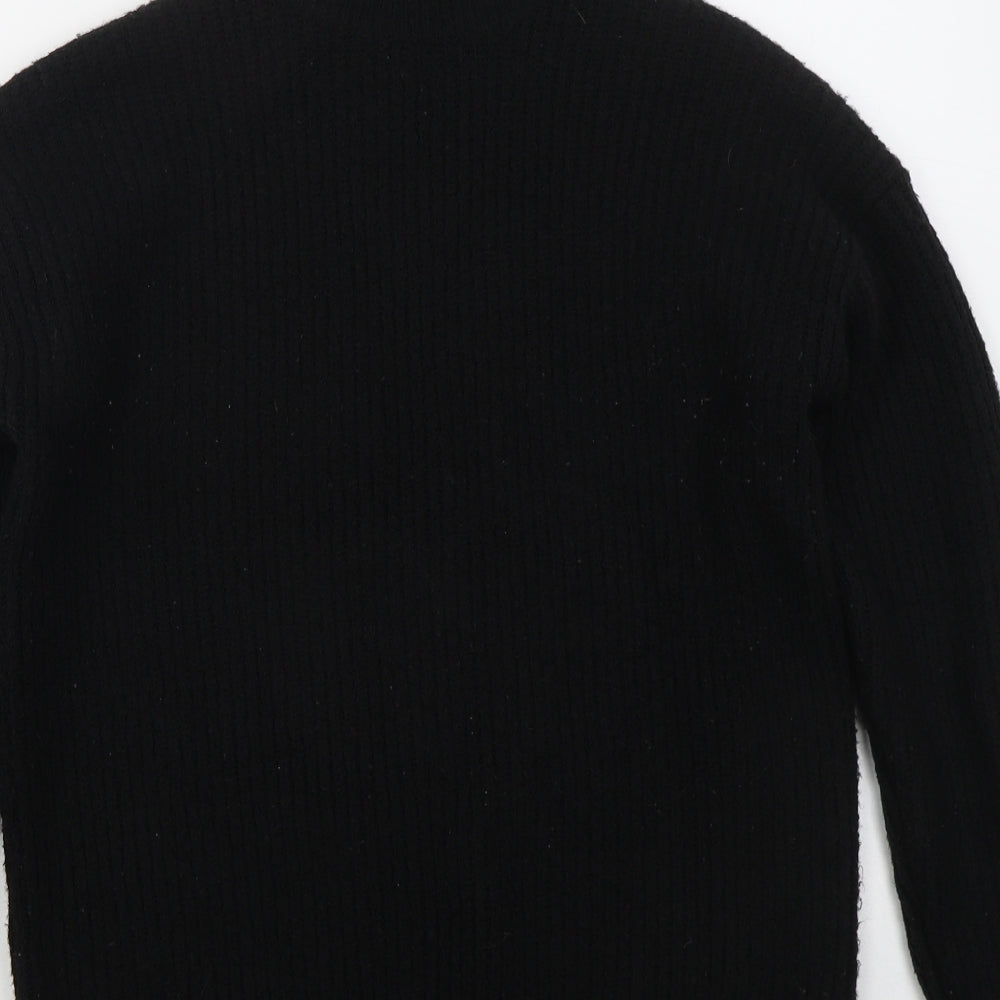 Womens UK Size S New Look Black Pullover Jumper