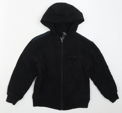 Shaun White Boys Black  Cotton Full Zip Hoodie Size S  Zip