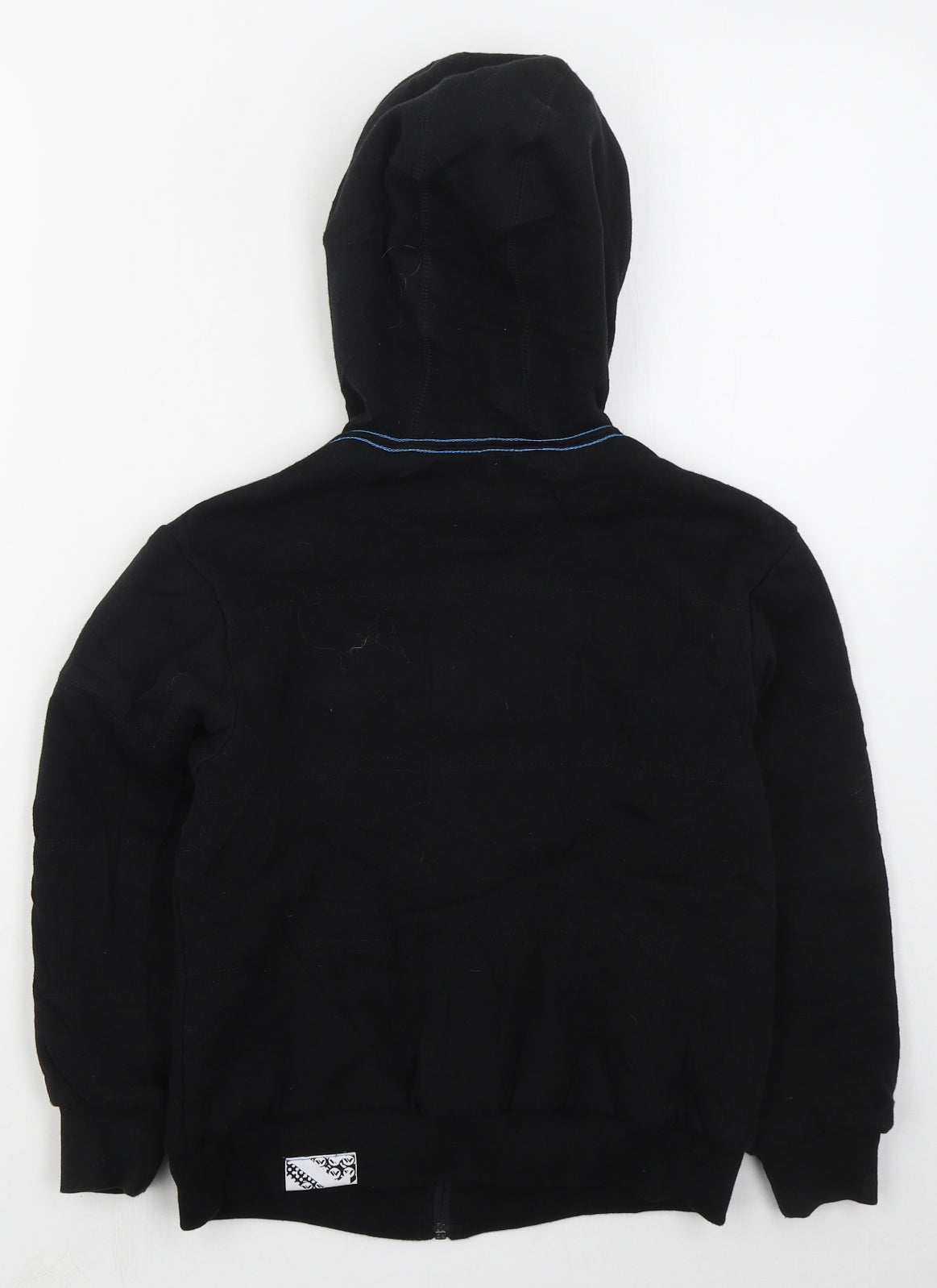 Shaun White Boys Black  Cotton Full Zip Hoodie Size S  Zip