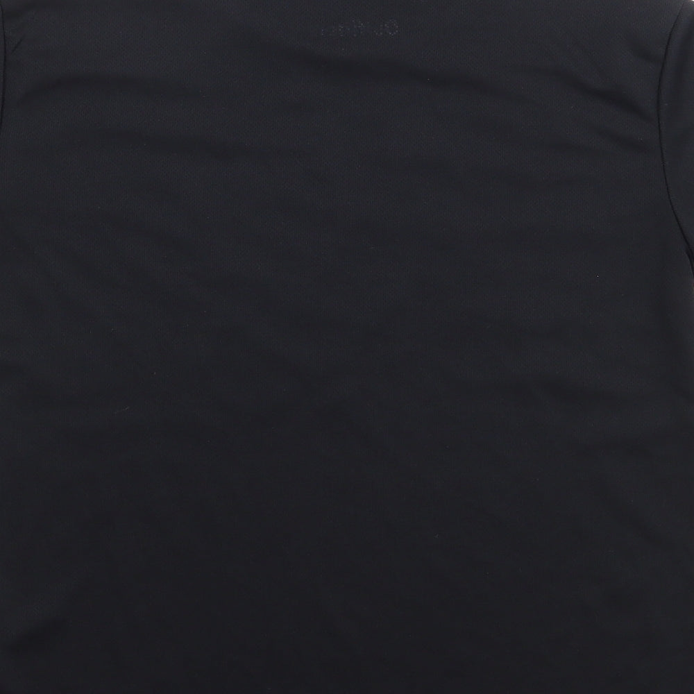 Outfitters Boys Black  Polyester Jersey T-Shirt Size 9-10 Years Crew Neck Pullover