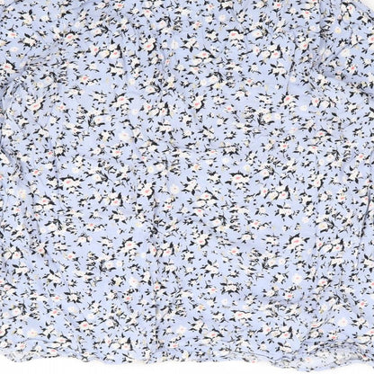 Papaya Womens Multicoloured Floral Viscose Kimono Blouse Size 10 V-Neck