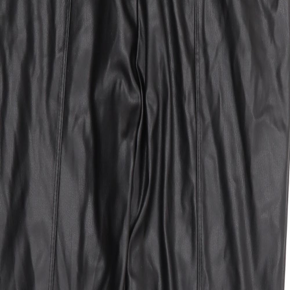 Primark Womens Black  Polyester Trousers  Size XS L28 in Regular