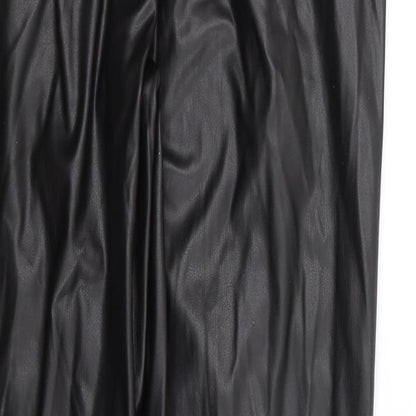 Primark Womens Black  Polyester Trousers  Size XS L28 in Regular