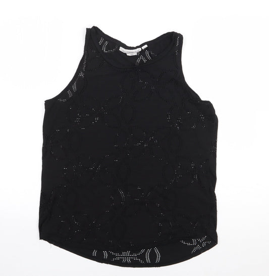 Womens UK Size M H&M Black Jersey Tank