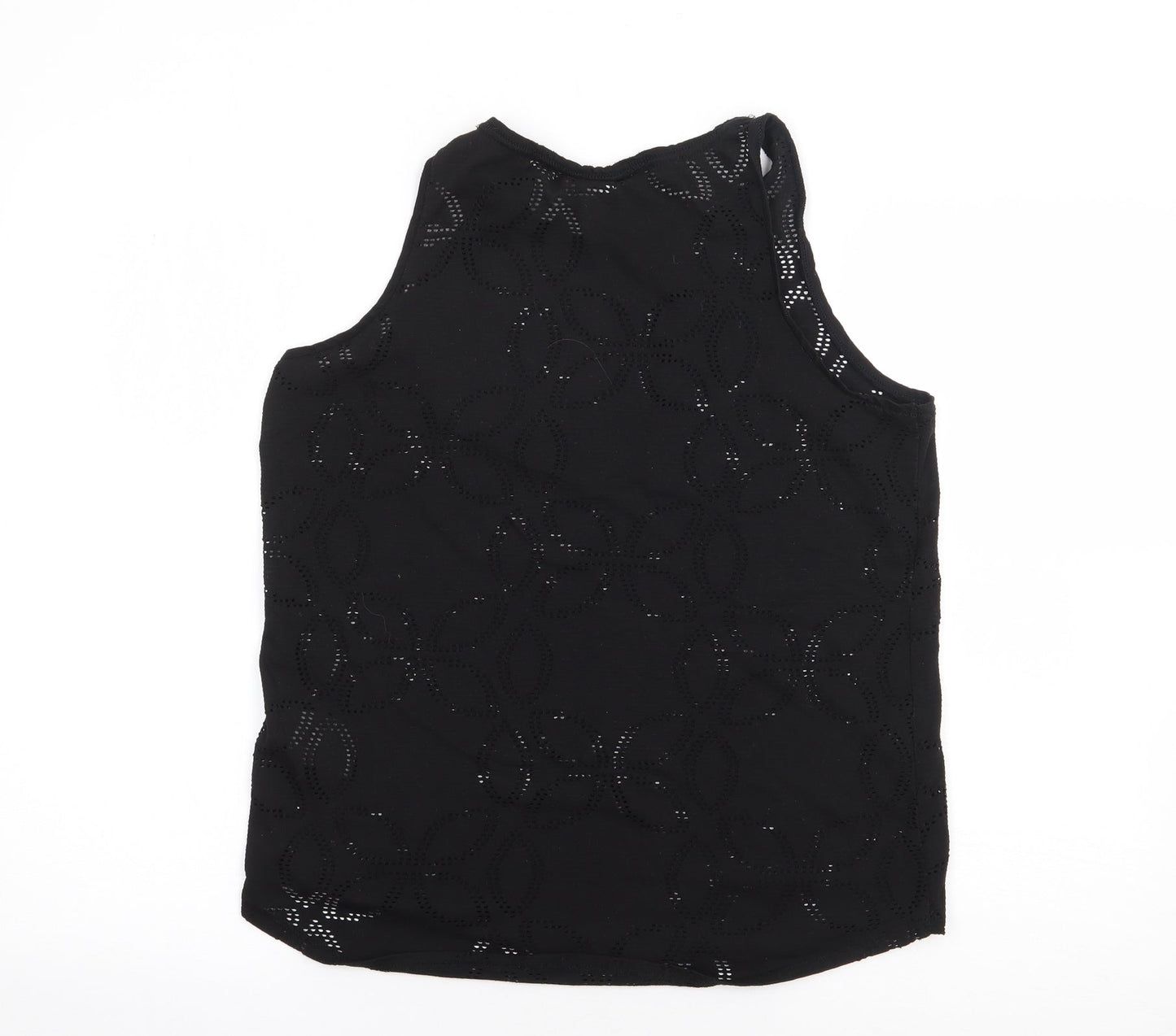 Womens UK Size M H&M Black Jersey Tank