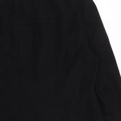 Evand  Womens Black   Jacket Coat Size 16  Button