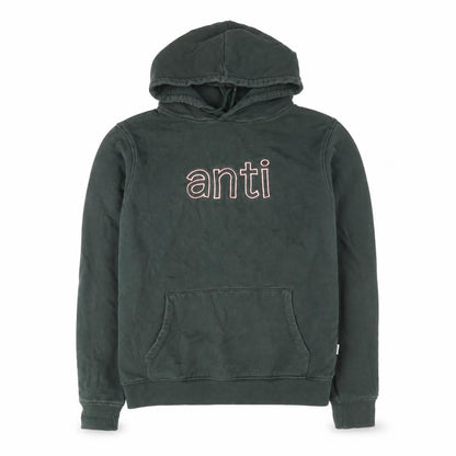 Anti Blue  Womens Green  100% Cotton Pullover Hoodie Size M  Pullover