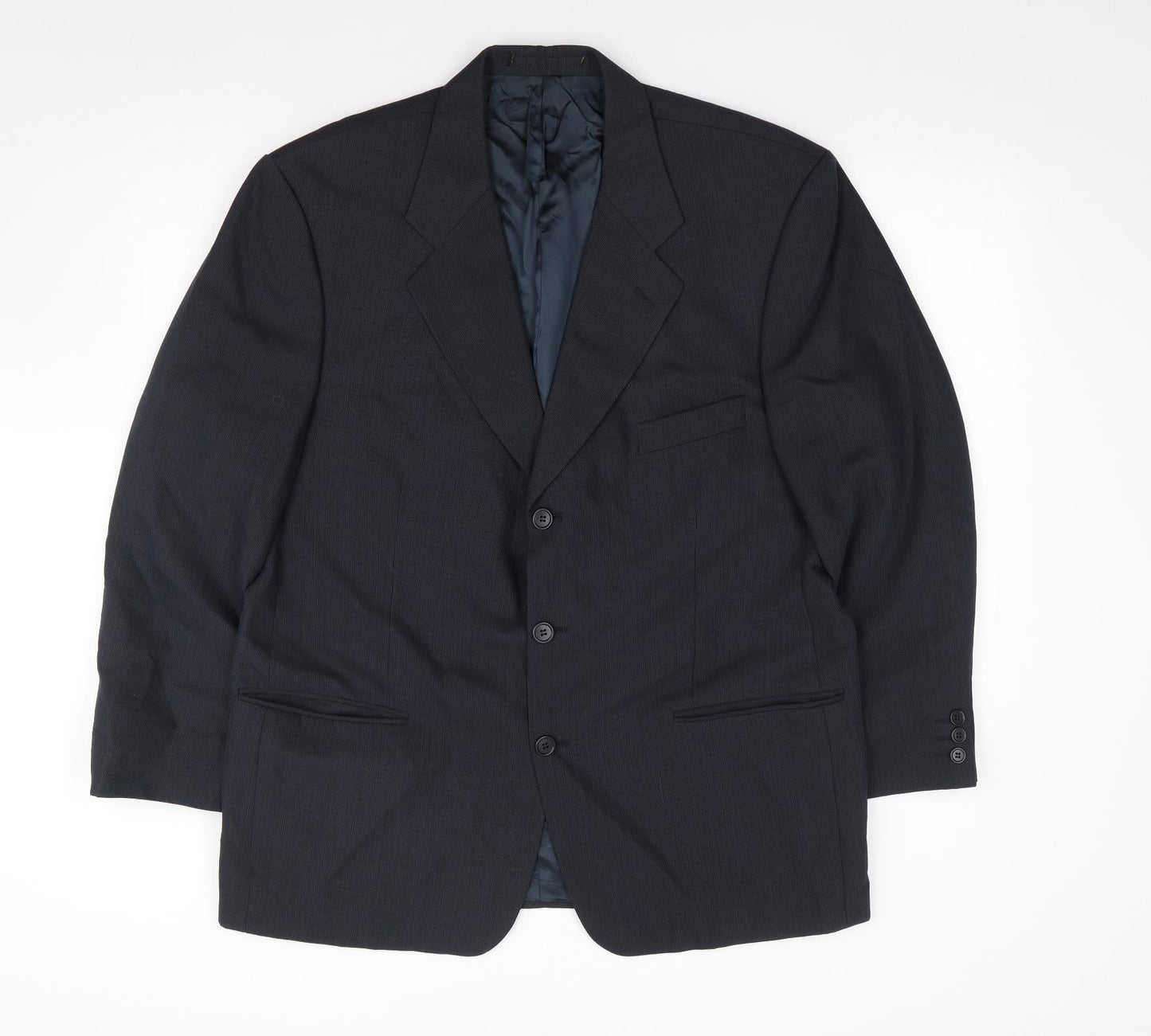 Mens UK Size 44 Preworn Regular Blue Suit Jacket