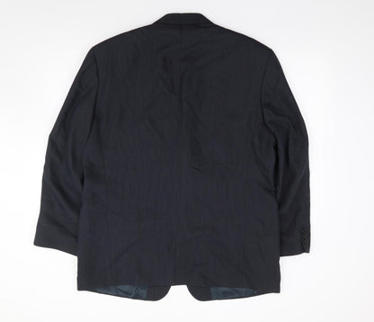 Mens UK Size 44 Preworn Regular Blue Suit Jacket