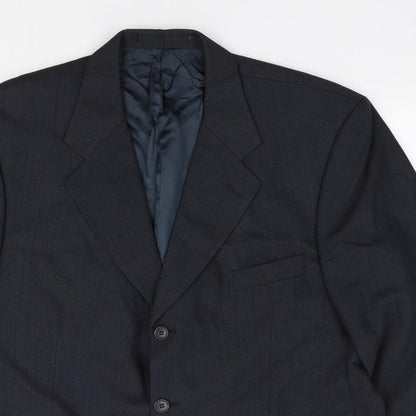 Mens UK Size 44 Preworn Regular Blue Suit Jacket