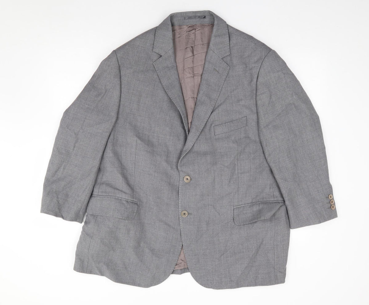 Jar Bone Mens Grey  Wool Jacket Suit Jacket Size 42