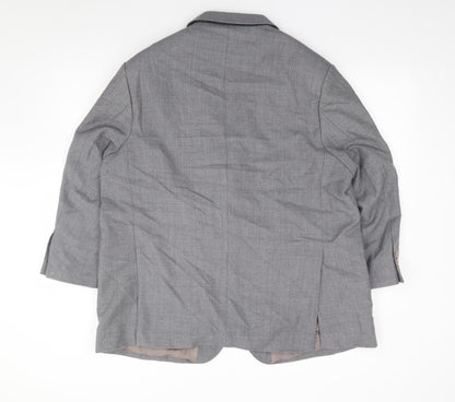 Jar Bone Mens Grey  Wool Jacket Suit Jacket Size 42