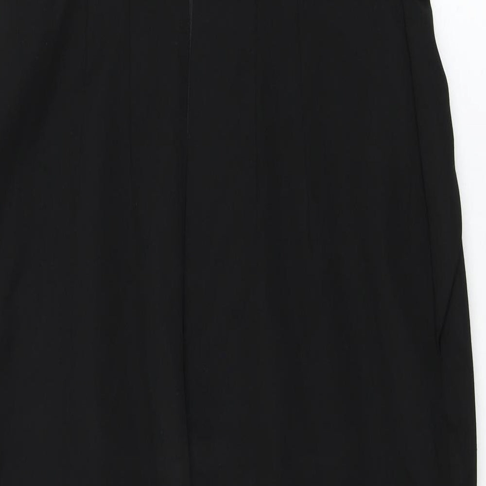 Coast Womens Black  Viscose Pencil Dress  Size 12  Sweetheart Zip