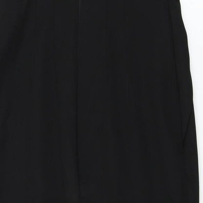 Coast Womens Black  Viscose Pencil Dress  Size 12  Sweetheart Zip