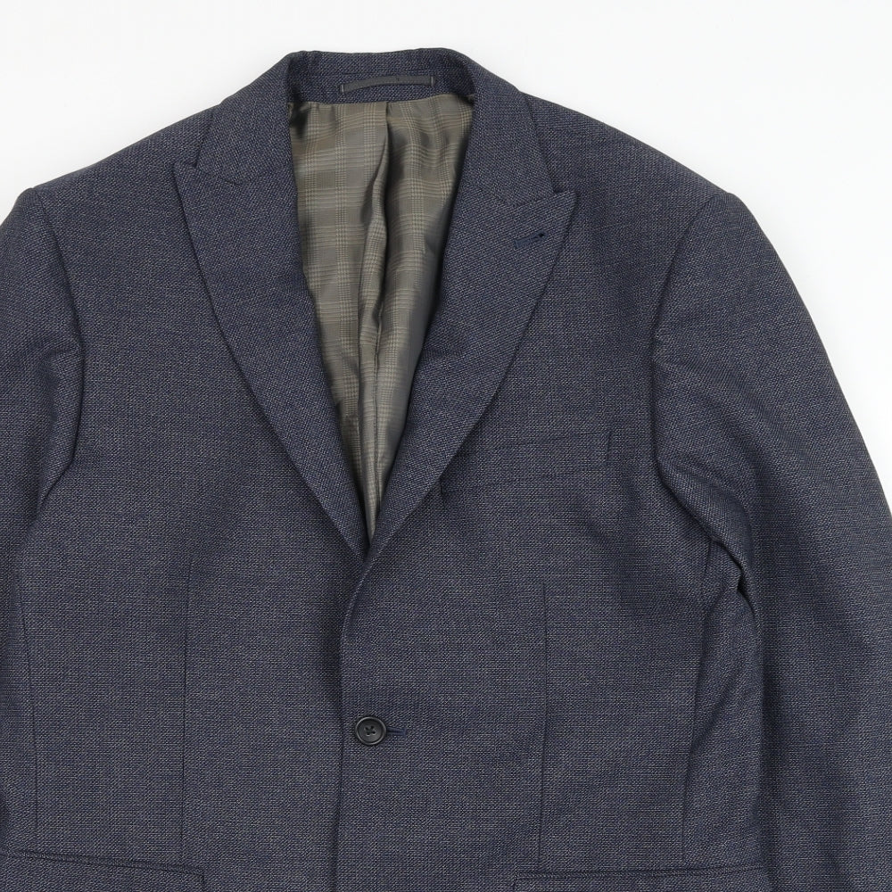 Mens UK Size 40 NEXT Regular Blue Suit Jacket