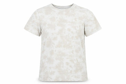 Primark Boys Grey  Cotton Basic T-Shirt Size 10-11 Years Round Neck Pullover - Tie dye