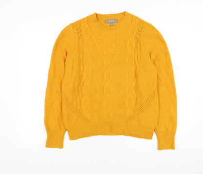 Womens UK Size L Oasis Yellow Pullover Jumper