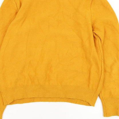 Womens UK Size L Oasis Yellow Pullover Jumper