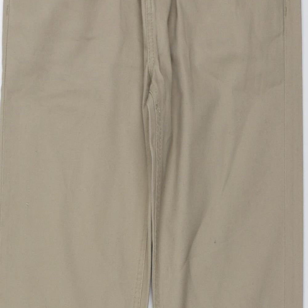 Denim.Co Womens Beige  Cotton Straight Jeans Size 30 L29 in Regular