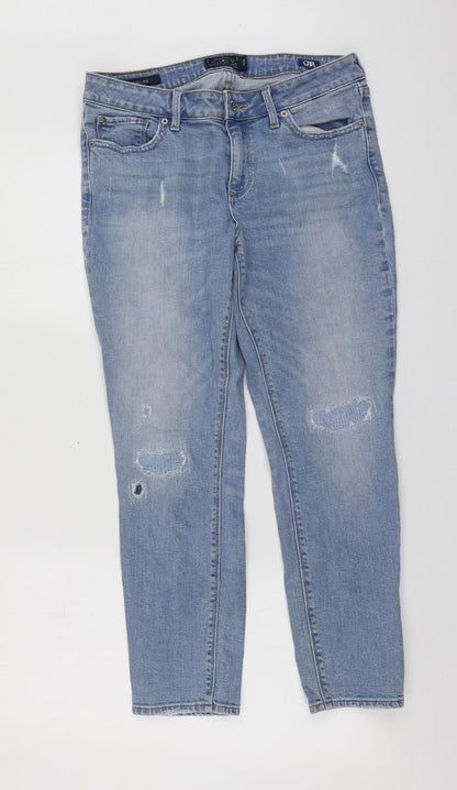 Lucky Brand Womens Blue  Cotton Capri Jeans Size 10 L26 in Regular